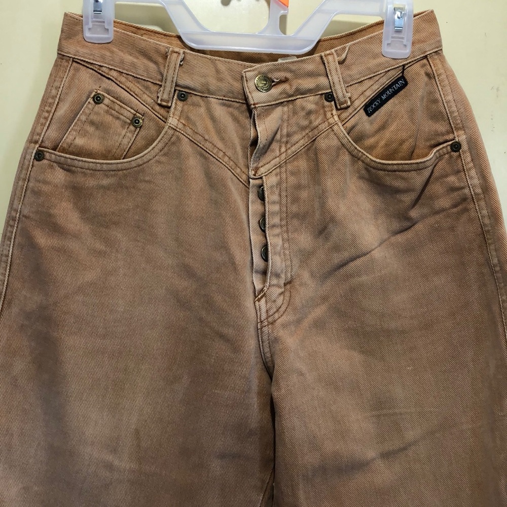 Camel colored Rare vintage Rocky Mountain jeans
